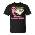 Mommys Reading Buddy Bookworm Humor Book Lover Mom T-Shirt