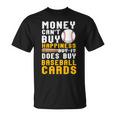 Money Can Buy 野球カード 面白い野球愛好家ファン Tシャツ