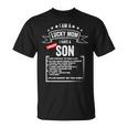 Mother's Day I Am A Lucky Mom I Have A Crazy Son Mom Son T-Shirt