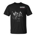 Nasaアポロミッション最初の月面着陸1969年7月20日レトロ Tシャツ