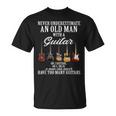 Never Underestimate An Old Man With A Guitar Tシャツ
