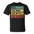Nils The Man The Myth The Legend面白い名言 Tシャツ