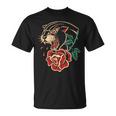 Panther Rose アメリカントラディショナルタトゥーインク オールドスクール Tシャツ