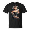 Pinup Girl ジュークボックス レコード音楽プレーヤー ヴィンテージ Tシャツ
