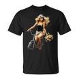 Pinup Girl 自転車 乗馬 サイクリスト ヴィンテージ Tシャツ