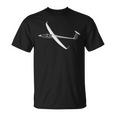 Planeador Piloto Planeador Aviónolador Avión Camiseta unisex