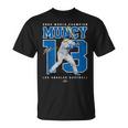 Player Number 2024 World Champion Max Muncy Los Angeles Tシャツ
