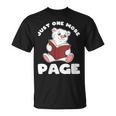 Polar Bear And Books Just One More Page T-Shirt