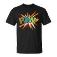 POW Colorful Comic Book Pop Art Fun Superhero T-Shirt