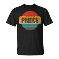 Prince 名称 レトロ・ヴィンテージ・サンセット 限定版 Tシャツ
