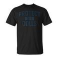 Protect The Dolls ドールを守れ ダメージ加工 Tシャツ