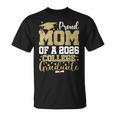 Proud Mom Of A 2026 College Graduate Senior Graduation T-Shirt