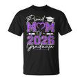 Proud Mom Of A 2026 Graduate Senior 2026 Purple Gold Vibes T-Shirt