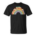 Rainbow Books Teacher Books Bring Color To Life Tee T-Shirt