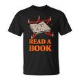Read a Book Pentagram Satan Occult Goth Satanic T-Shirt