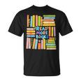 Read More Books Colorful Watercolor Reader T-Shirt