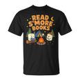 Read S'More Books Camping Outdoors Travel Campfire Smores T-Shirt