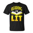 Reading Is Lit Bookworm Book Reading T-Shirt Reading Is Lit Bookworm Book Reading T-Shirt