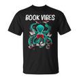 Reading For Men Women Octopus Books Geek Read Learning T-Shirt Reading For Men Women Octopus Books Geek Read Learning T-Shirt