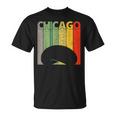 Retro Chicago Intage Chicago Bean Cloud Gate Tシャツ