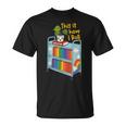 This Is How I Roll Rainbow Book Cart Queer Bookish T-Shirt