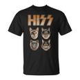 Hiss Rocktars 猫と子猫 Tシャツ