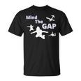 Sky Diving Mind The Gap 面白いスカイダイバー Tシャツ