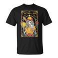 Softball Mom Tarot Card Skeleton Sports Mom Game Day T-Shirt