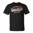 Someone In Connecticut Loves Me レトロ ステート ヴィンテージ 長袖tシャツ Tシャツ