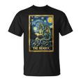Starry Dragon Reading Book The Reader Fantasy Reader T-Shirt Starry Dragon Reading Book The Reader Fantasy Reader T-Shirt