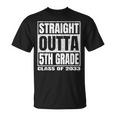 Straight Outta 5Th Gradechool Graduation Class Of 2033 Tシャツ