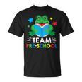 Team Pre-School Reading Frog Back To School Book Lover T-Shirt Team Pre-School Reading Frog Back To School Book Lover T-Shirt