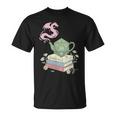Teapot Dragon Books RPG Cozy Gamer Fantasy Tea Lover T-Shirt