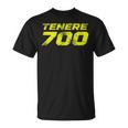 Tenere T7 アドベンチャー ヴィンテージ バイク Tシャツ