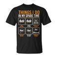 Things I Do In My Spare Time Kids Men Women Book Writer T-Shirt Things I Do In My Spare Time Kids Men Women Book Writer T-Shirt