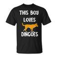 This Boy Loves Dingoes 野生動物 オーストラリアン ディンゴ犬 Tシャツ