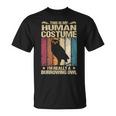 This Is My Human コスチューム I'm Really A Burrowing Owl 長袖tシャツ Tシャツ