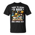 Time To Read A Book And Space Out Astronomy Lover Bookworm T-Shirt