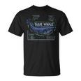 Trendy Blue Whale Facts Tシャツ