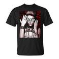 Trendy Floral Beast Girl Photo Tシャツ