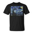 Ufo エイリアン アブダクション 星月夜 ヴァン・ゴッホ 絵画 Tシャツ
