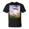 Ufo 誘拐ユニコーン Tシャツ