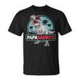 Uomo Divertente Papasaurus Cool Dinosauro Papà Maglietta