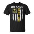 Vintage Army Proud Mom With American Flag T-Shirt Vintage Army Proud Mom With American Flag T-Shirt