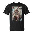 Vintage Girl Magazin Portada Modeloexy Pin-Up In Mangas Camiseta unisex