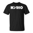 「キノ」ヴィクトル・ツォイ ロシアン・ロック・ミュージック・バンド Tシャツ