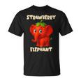 おもしろイタリアンブレインロットミームキッズボーイズストロベリーエレファント Tシャツ
