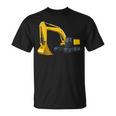 かっこいいショベルカー 男の子 乗り物 建設現場 キッズ Tシャツ