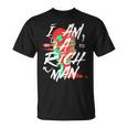 かわいいグラフィック「I Am A Rich Man」 Tシャツ