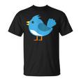 かわいい青い鳥 Tシャツ